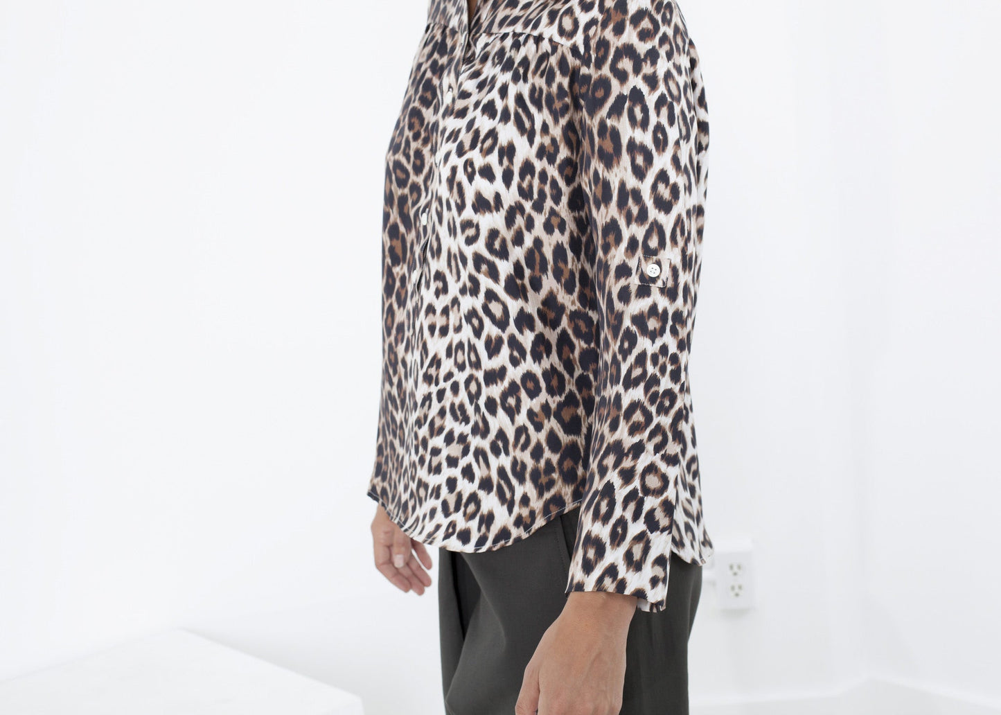 Madame L Blouse in Leopard