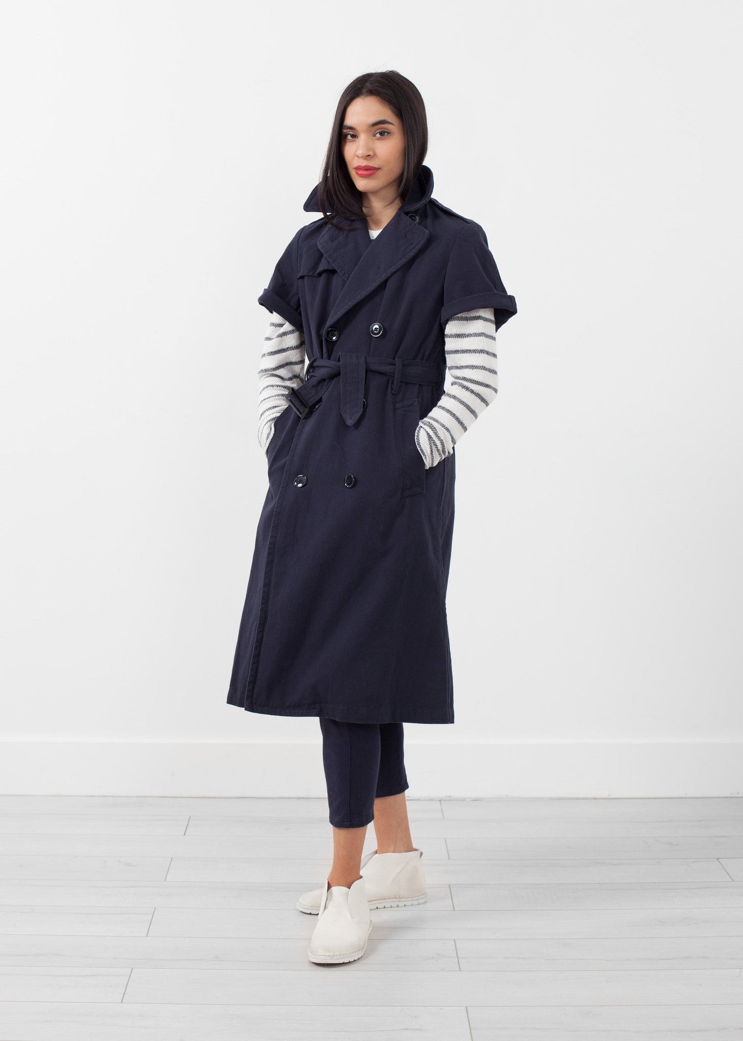 Rolled Sleeve Trenchcoat