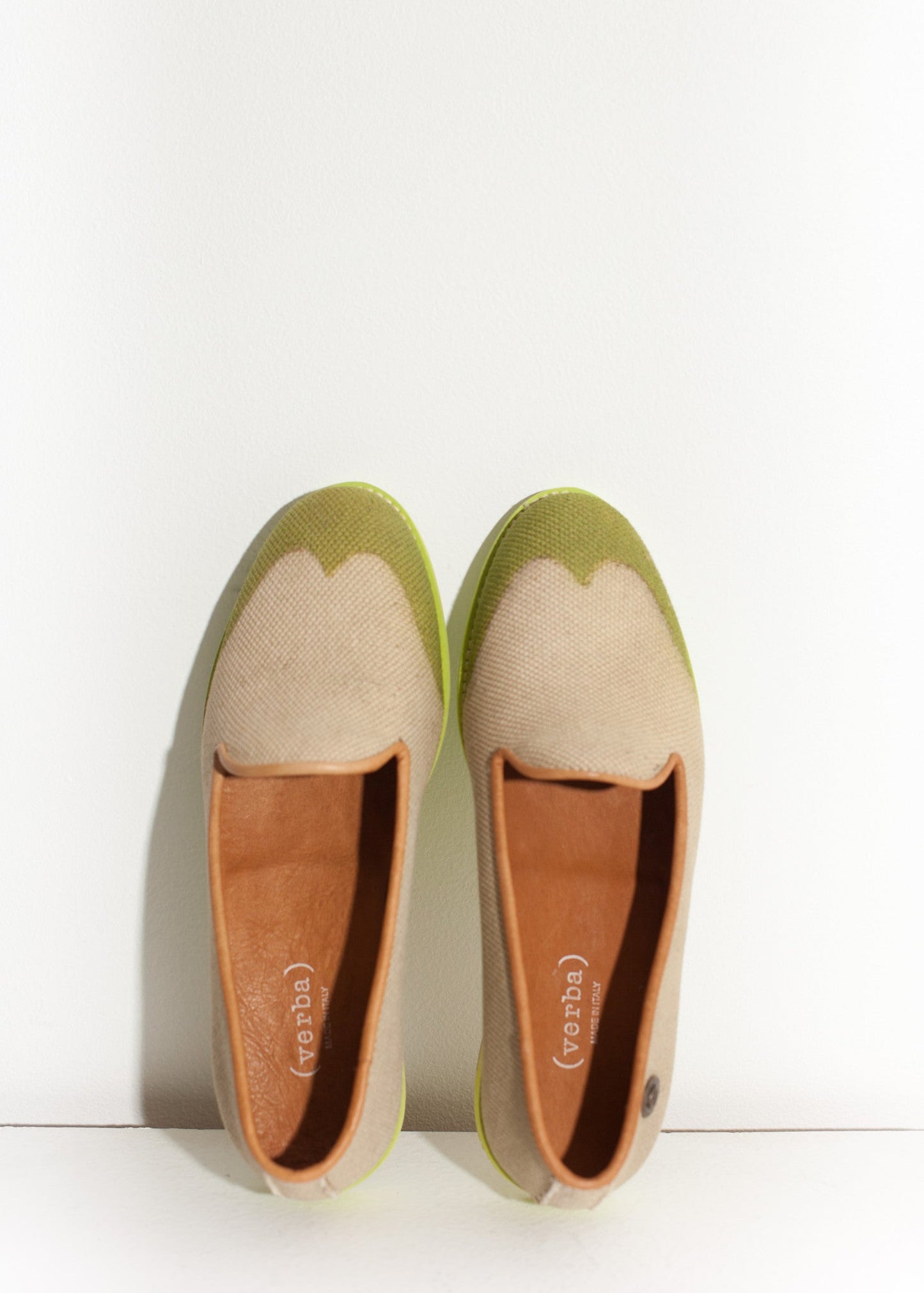 Wingtip Loafer in Lime